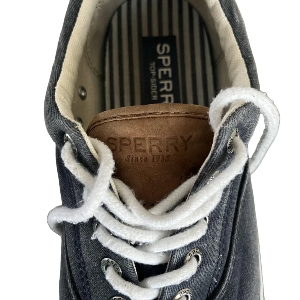 Sperry Men’s Striper Sneaker Casual Lace-up Shoes Size 10 M Navy